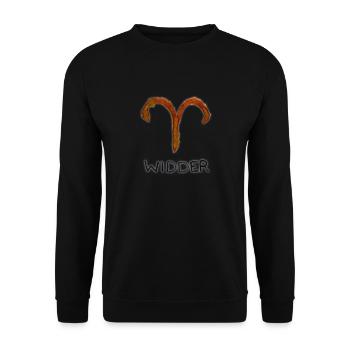 Zodiac Aries - Sweat-shirt Unisexe - noir - Devant - Alina (178cm) & Michal (187cm)