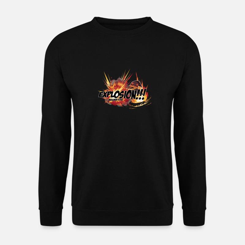 Explosion - Unisex Pullover - Schwarz