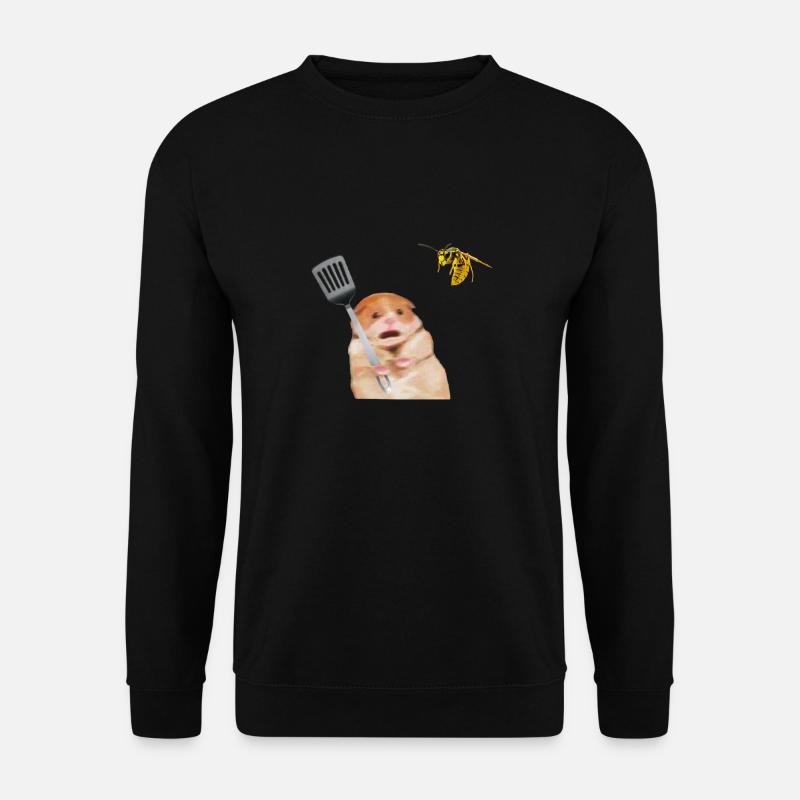 Oh no! An evil wasp! - Unisex Sweatshirt - black