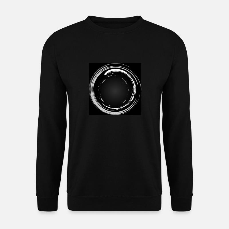 Grafitti Kreise - Unisex Pullover - Schwarz