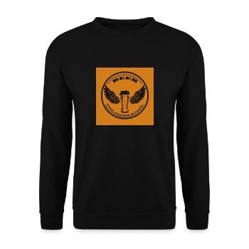 Cold smooth tasty - Unisex Pullover - Schwarz - Vorne - Alina (178cm) & Michal (187cm)