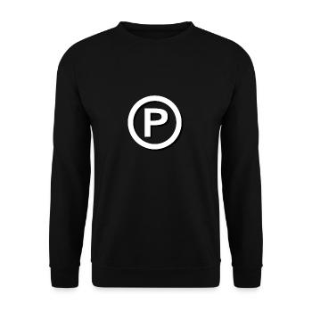 Phono Domains - Unisex Sweatshirt - black - Front - Alina (178cm) & Michal (187cm)