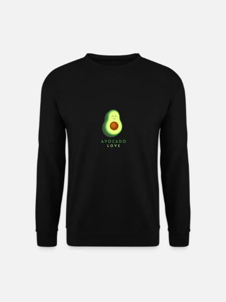 AVOCADO LOVE - Unisex Pullover - Schwarz