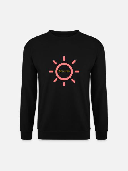 Eyes closed - Unisex Sweatshirt - black