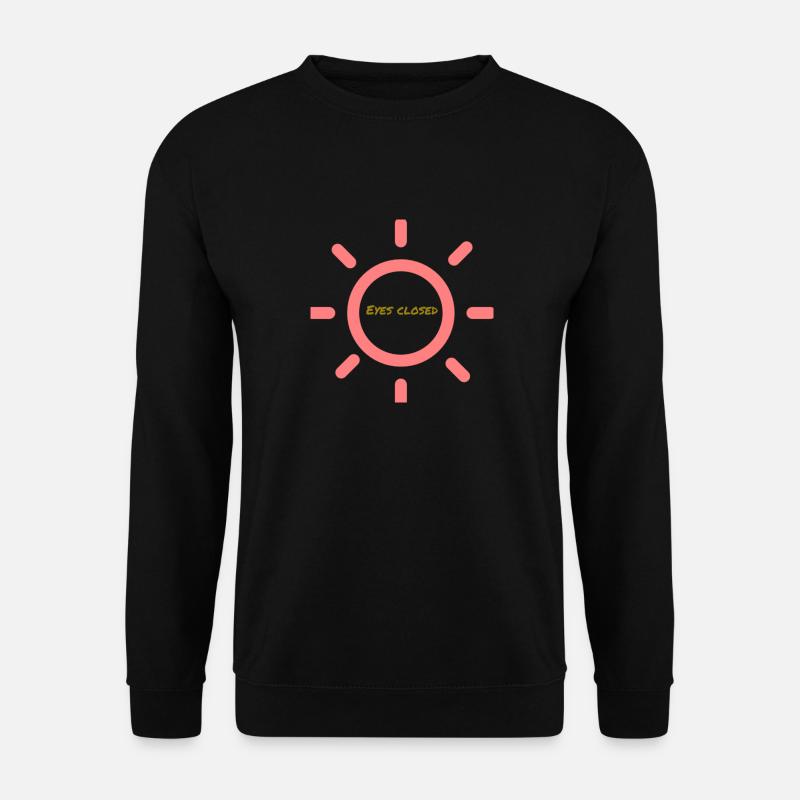 Eyes closed - Unisex Sweatshirt - black
