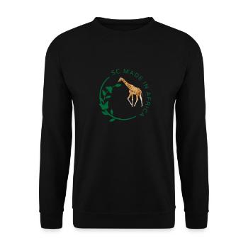 Girafe - Sweat-shirt Unisexe - noir - Devant - Alina (178cm) & Michal (187cm)