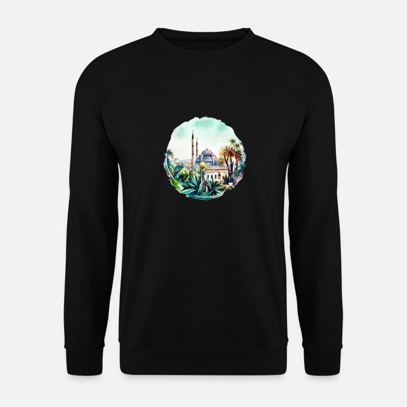 Turkish architecture - Unisex Sweatshirt - black
