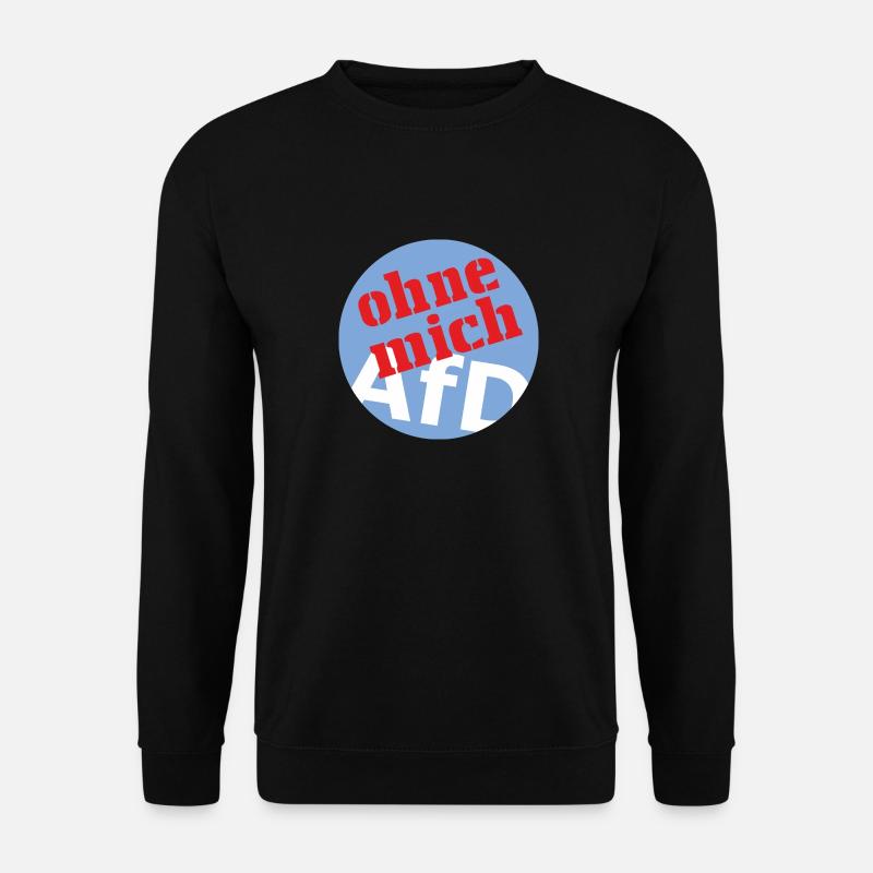 ohne mich - Unisex Pullover - Schwarz