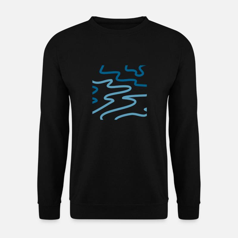 Abstract - Unisex Sweatshirt - black