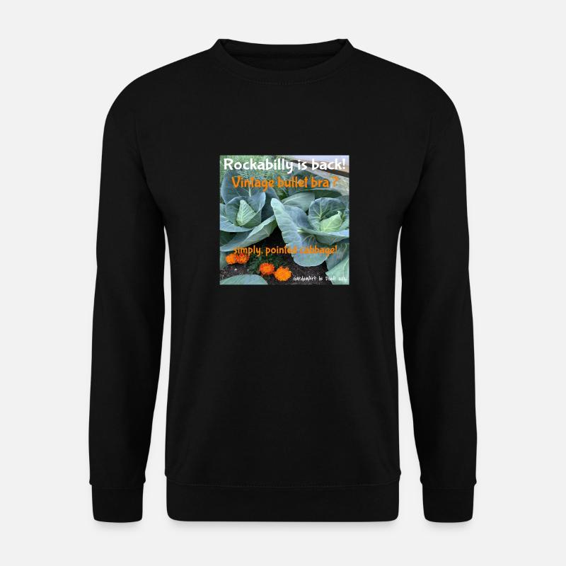 Bullet bra steht für Rockabilly Vintage - Unisex Pullover - Schwarz