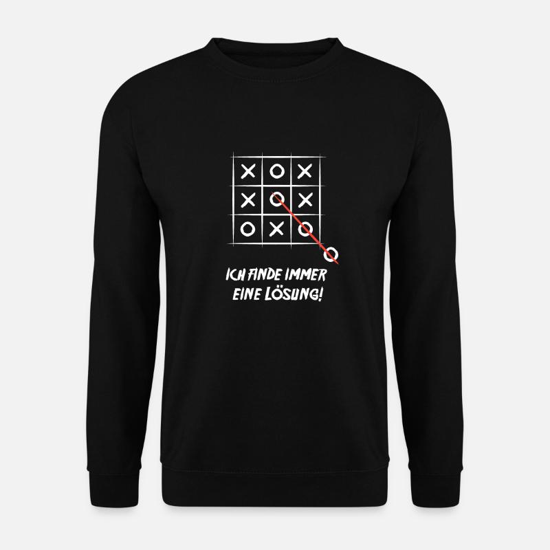 Lösung - Unisex Pullover - Schwarz