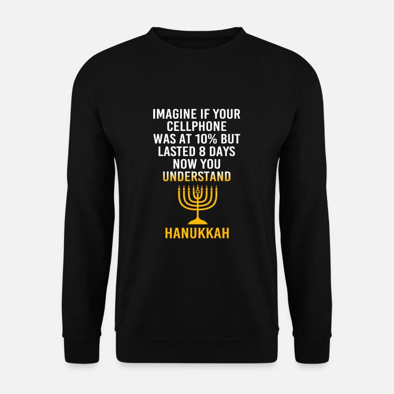 Chanukkah - Unisex Pullover - Schwarz