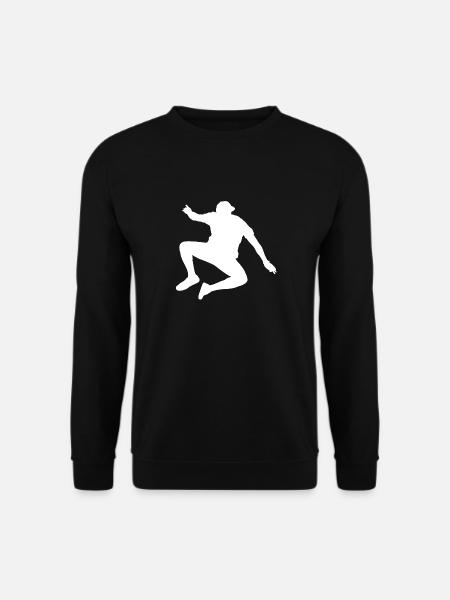 Cool motive: Freerunning Springer - Unisex Sweatshirt - black