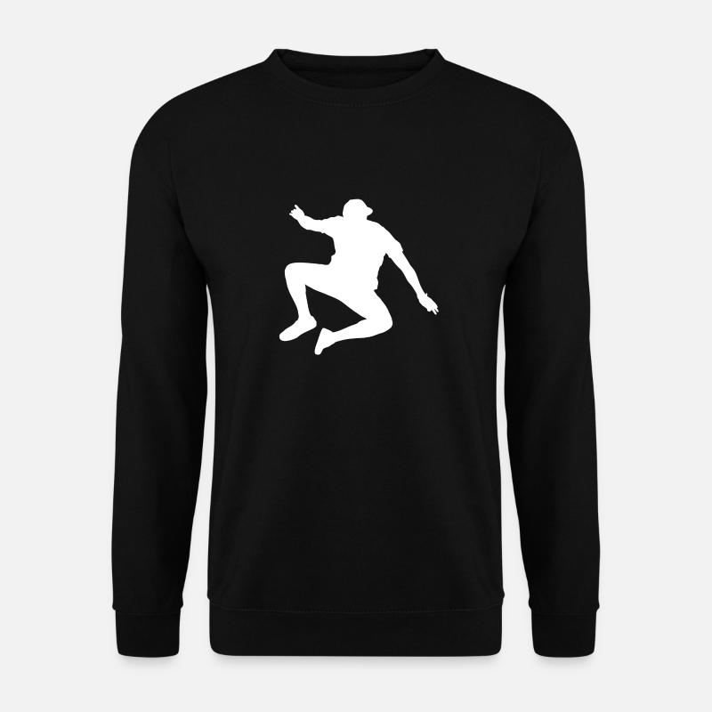 Cool motive: Freerunning Springer - Unisex Sweatshirt - black