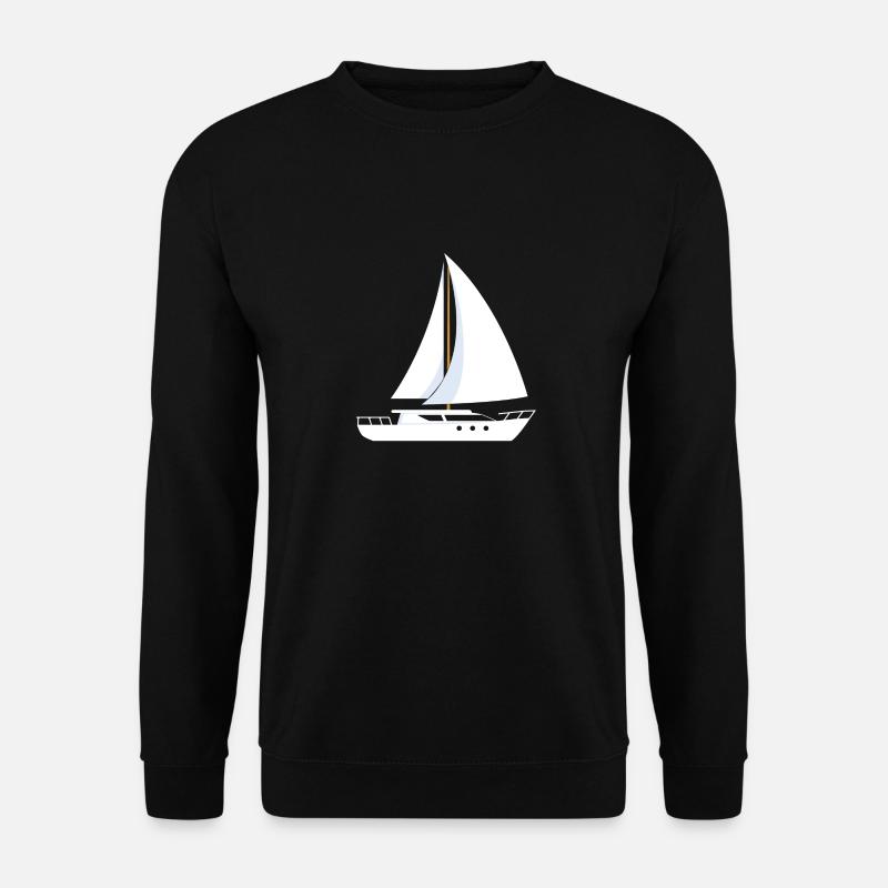 Segelschiff Geschenk Segelboot Segler segeln - Unisex Pullover - Schwarz