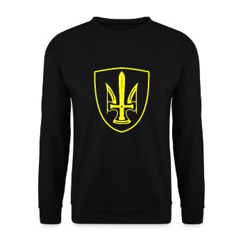 Ukraine - Unisex Sweatshirt - black - Front - Alina (178cm) & Michal (187cm)
