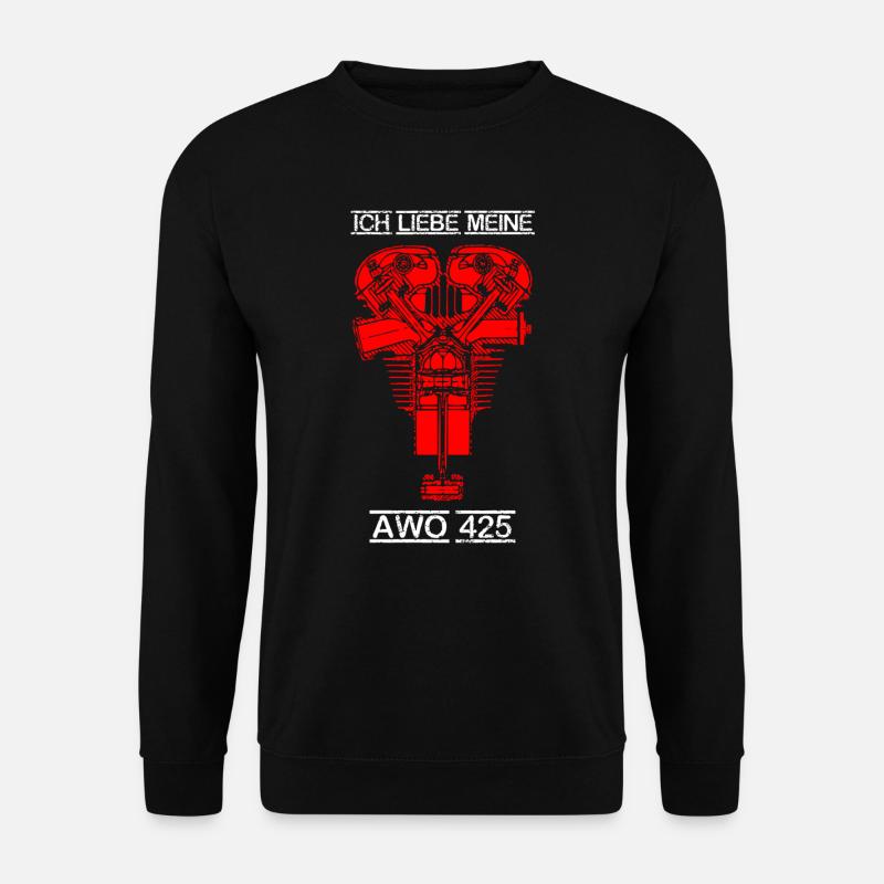 ICH LIEBE MEINE AWO 425 - Unisex Pullover - Schwarz