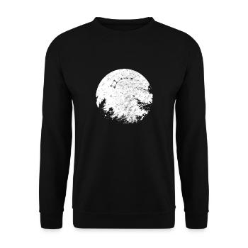 Petit, ours, constellation, signe - Sweat-shirt Unisexe - noir - Devant - Alina (178cm) & Michal (187cm)