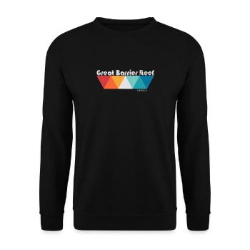 GREAT BARRIER REEF - Australia - Unisex Sweatshirt - black - Front - Alina (178cm) & Michal (187cm)