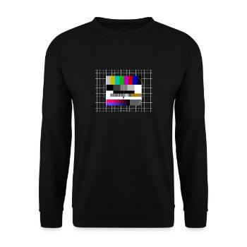 Testbild - Unisex Pullover - Schwarz - Vorne - Alina (178cm) & Michal (187cm)
