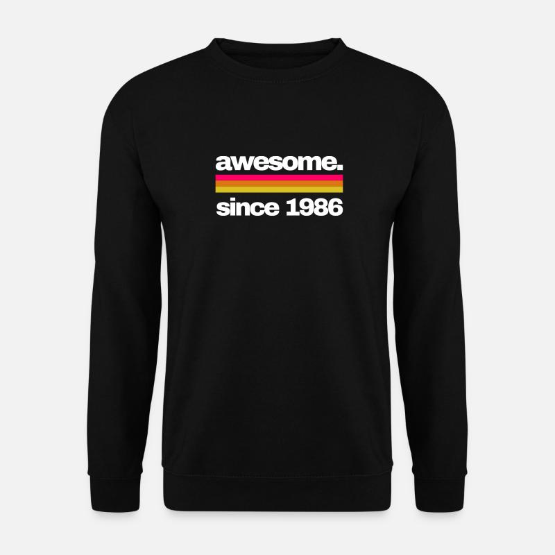awesome since 1986 - Unisex Pullover - Schwarz