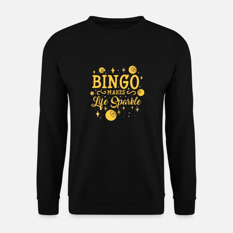 Bingo Makes Life Sparkle - Unisex Pullover - Schwarz