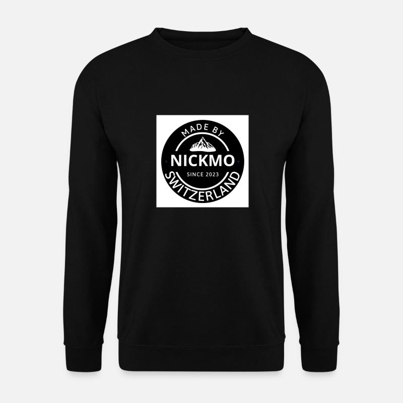 NICKMO - Unisex Pullover - Schwarz