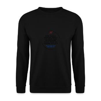 No Fear - Unisex Sweatshirt - black - Front - Alina (178cm) & Michal (187cm)