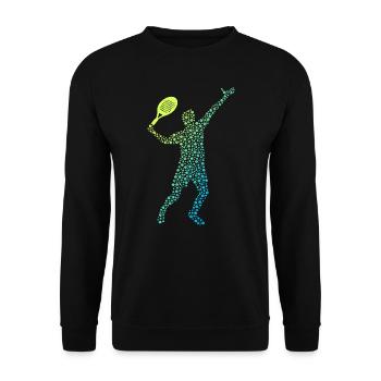 Padel Tennis Padel Tennis Garçons Padel Joueur de Padel - Sweat-shirt Unisexe - noir - Devant - Alina (178cm) & Michal (187cm)