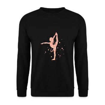 Turnerin - Unisex Pullover - Schwarz - Vorne - Alina (178cm) & Michal (187cm)