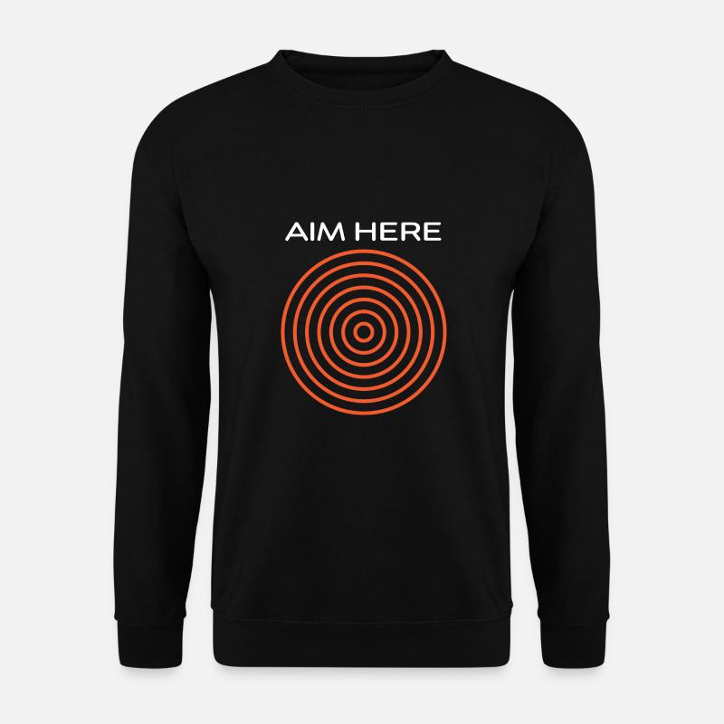 Zielscheibe - Unisex Pullover - Schwarz