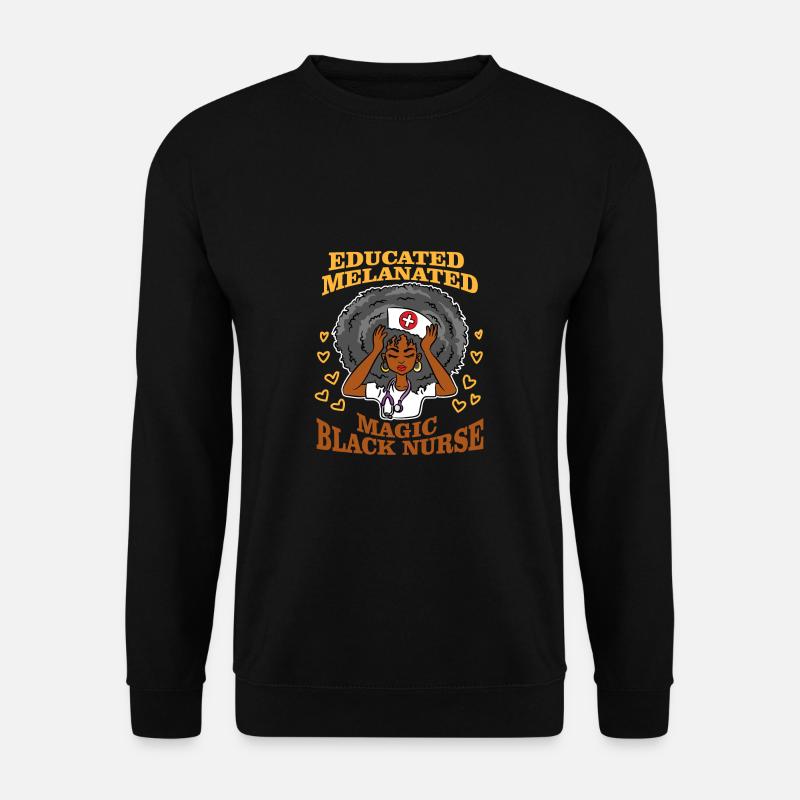 Educated Melanierte magical black - Unisex Sweatshirt - black