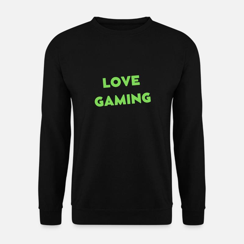 LIEBE GAMING - Unisex Pullover - Schwarz