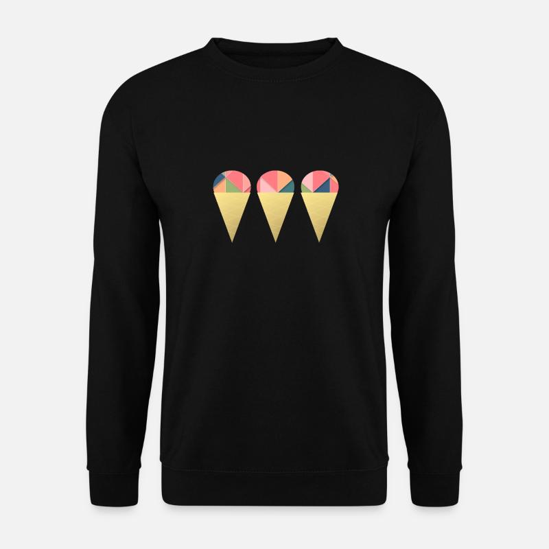 eiswaffeln - Unisex Pullover - Schwarz