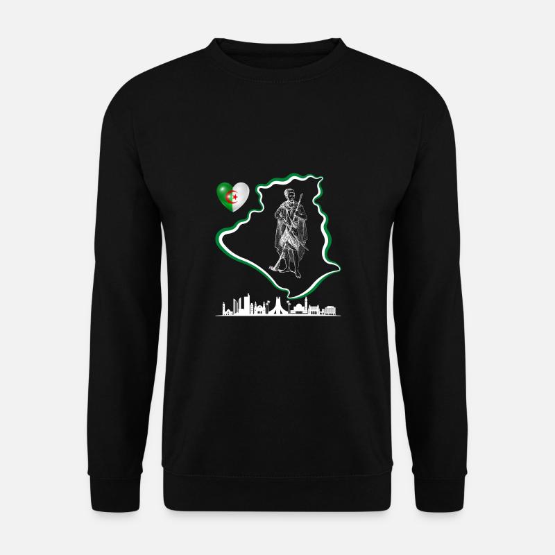 ALGERIEN - Unisex Pullover - Schwarz