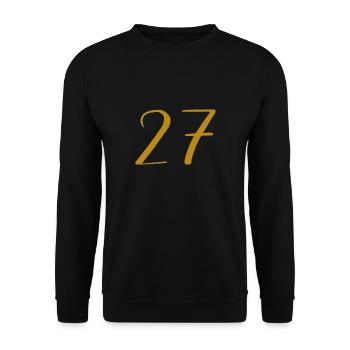 27 - Sweat-shirt Unisexe - noir - Devant - Alina (178cm) & Michal (187cm)