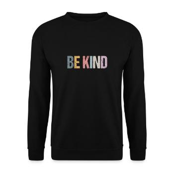 ÊTRE ENFANT - Sweat-shirt Unisexe - noir - Devant - Alina (178cm) & Michal (187cm)