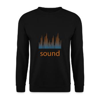 Techno Rave Liebe Musik Festivals Geschenk Trance - Unisex Pullover - Schwarz - Vorne - Alina (178cm) & Michal (187cm)
