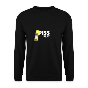 Pissplay - Sweat-shirt Unisexe - noir - Devant - Alina (178cm) & Michal (187cm)