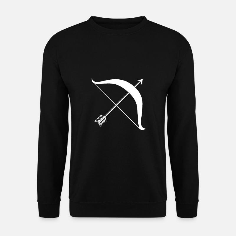 Arch Sagittarius Zodiac Sign - Unisex Sweatshirt - black