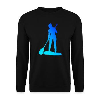 Standup Paddle Standup Paddle Sup Femme - Sweat-shirt Unisexe - noir - Devant - Alina (178cm) & Michal (187cm)