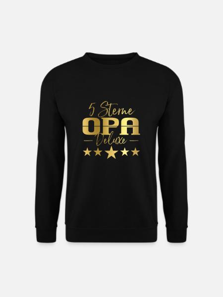 5 Sterne OPA Deluxe - Unisex Pullover - Schwarz