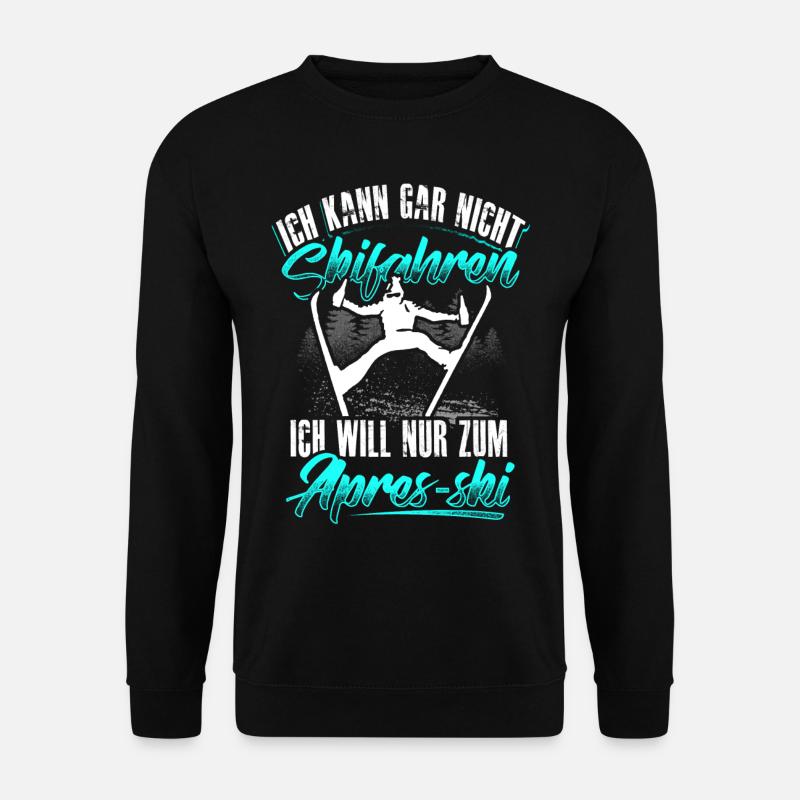Skifahren-Apres Ski - Unisex Pullover - Schwarz