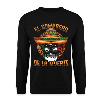 Mexiko - Unisex Pullover - Schwarz - Vorne - Alina (178cm) & Michal (187cm)