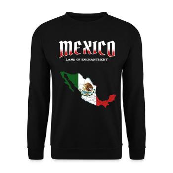Mexiko - Unisex Pullover - Schwarz - Vorne - Alina (178cm) & Michal (187cm)