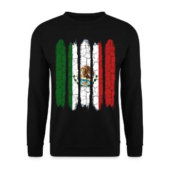 Mexiko - Unisex Pullover - Schwarz - Vorne - Alina (178cm) & Michal (187cm)