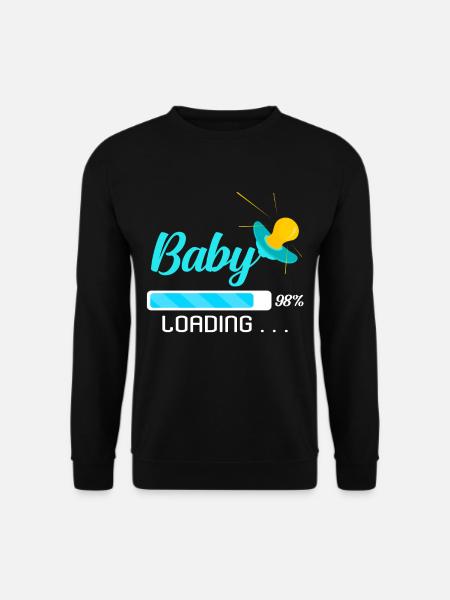 grossesse - Sweat-shirt Unisexe - noir