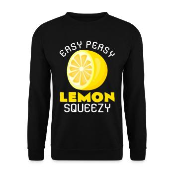 citron - Sweat-shirt Unisexe - noir - Devant - Alina (178cm) & Michal (187cm)