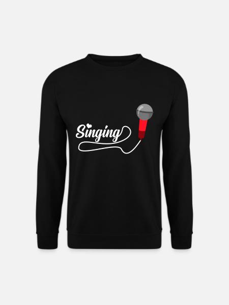 To sing - Unisex Sweatshirt - black