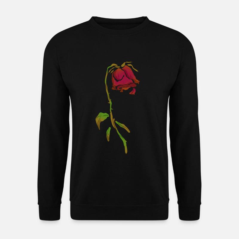 Withered rose - Unisex Sweatshirt - black